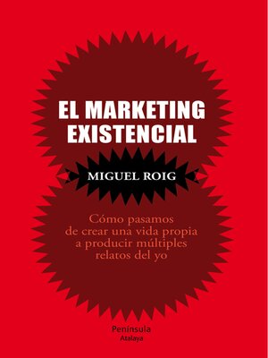 cover image of El marketing existencial
